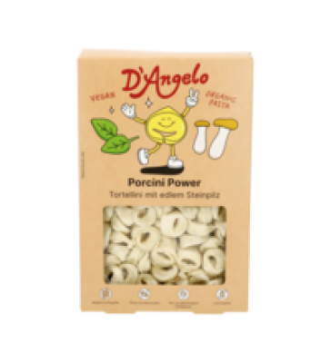 Tortellini mit edlem Steinpilz, vegan, 250 gr Packung, D'Angelo