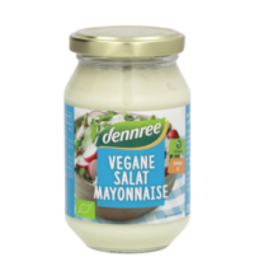 Vegane Salatmayonnaise, 250 ml Glas, dennree