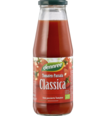 Tomaten-Passata „Classica”, vegan, 680 gr Flasche, dennree