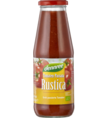 Tomaten-Passata „Rustica”, vegan, 680 gr Flasche, dennree