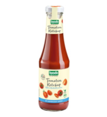 Tomaten Ketchup, vegan, 500 ml Flasche, byodo