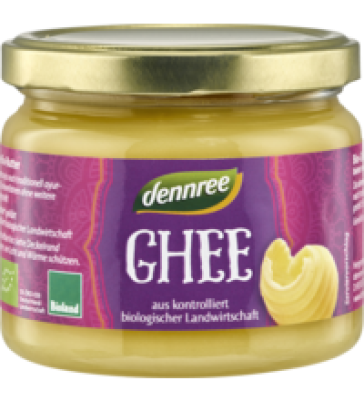 Ghee, 240 gr Glas, dennree