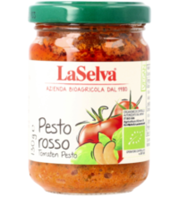 Pesto rosso, vegan, 130 gr Glas, La Selva