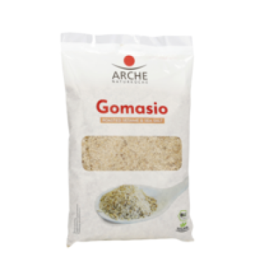 Gomasio (gerösteter Sesam mit Meersalz), vegan, 200 gr Packung, Arche Naturküche