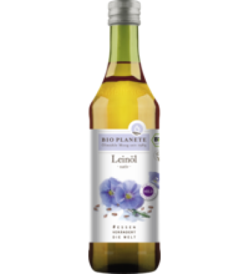 Leinöl, vegan, 0,5 ltr Flasche, BIO PLANÈTE
