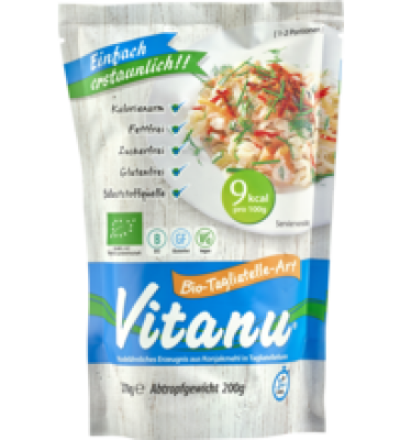 Tagliatelle, vegan, 270 gr Packung, Vitanu