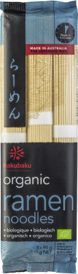 Ramen-Nudeln (aus Weizenmehl), vegan, 270 gr Packung, Hakubaku