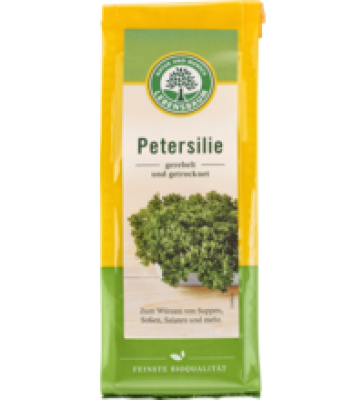 Petersilie, gerebelt, getrocknet, vegan, 15 gr Packung, Lebensbaum
