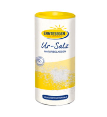 Ur-Salz, fein, unjodiert, vegan, 400 gr Dose, Erntesegen