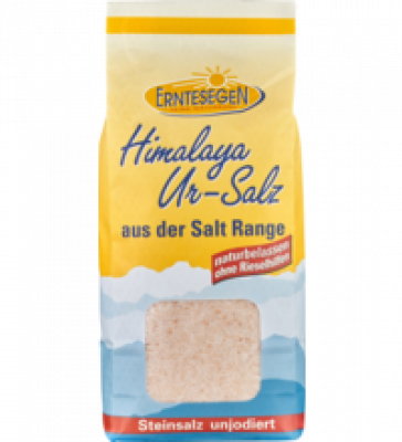 Himalaya Ur-Salz fein, unjodiert, vegan, 1 kg Packung, Erntesegen