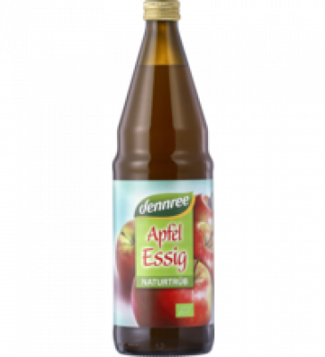 Apfelessig, vegan, 0,75 ltr Flasche, dennree