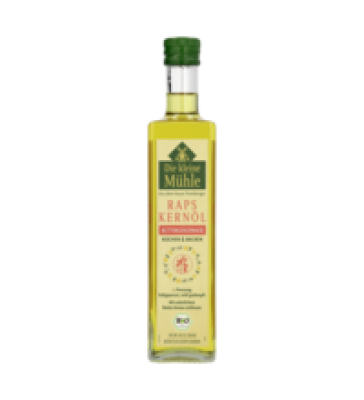 Raps-Kernöl mit Buttergeschmack, 0,5 ltr Flasche, Die Kleine Mühle