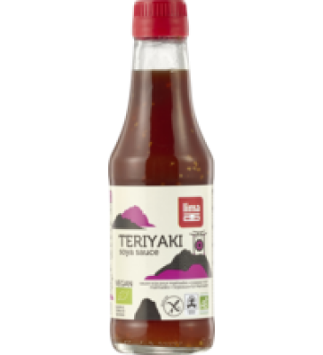 Sojasauce Teriyaki, süß, glutenfrei, vegan, 250 ml Flasche, Lima