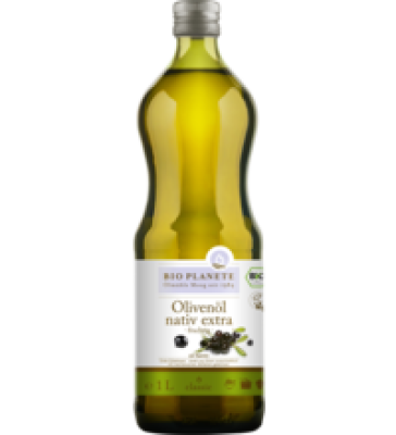 Olivenöl nativ extra, fruchtig, vegan, 1 ltr Flasche, Bio Planète