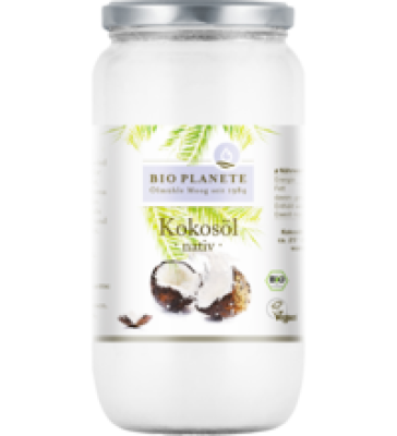 Kokosöl nativ, vegan, 950 ml Glas, BIO PLANÈTE