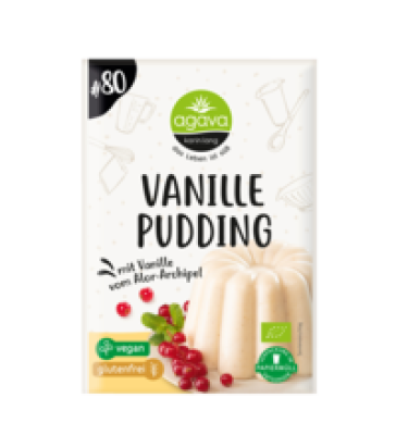 Vanillepudding, 33 g Beutel, Agava