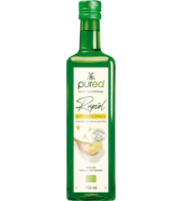 Rapsöl Buttergeschmack, 0,75 ltr Flasche, Bio Purea