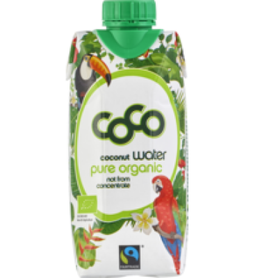 Kokoswasser Pur, vegan, 0,33 ltr Tetra Pack, Dr. Antonio Martins