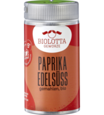 Paprika edelsüß, gemahlen, vegan, 29 gr Dose, BioLotta