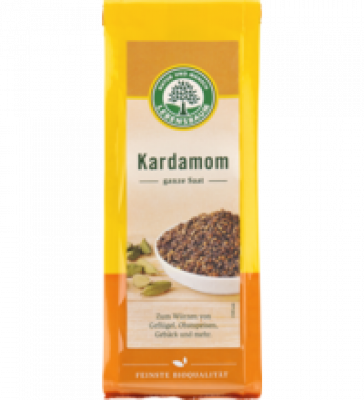 Kardamom, ganz, vegan, 50 gr Packung, Lebensbaum