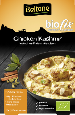 Gewürzmischung „biofix” - Chicken Kashmir, vegan, 18 gr Beutel, Beltane