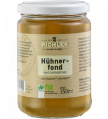 Hühnerfond, 350 ml Glas, Biometzgerei Pichler