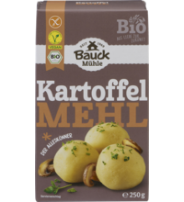 Kartoffelmehl, glutenfrei, vegan, 250 gr Packung, Bauck Mühle