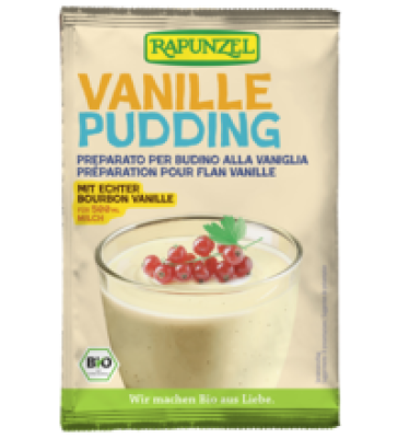 Puddingpulver Vanille, 40 g Beutel, Rapunzel
