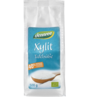 Xylit Tafelsüße, vegan, 500 gr Packung, dennree