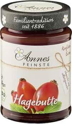 Hagebutte Konfitüre, vegan, 225 gr Glas, Annes Feinste