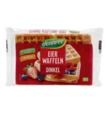 Dinkel-Eierwaffeln, 165 gr Packung, dennree