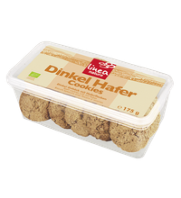 Dinkel Hafer Cookies, 175 g Packung, linea natura