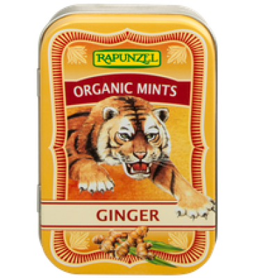 Organic Mints Ginger, 50 g Dose, Rapunzel