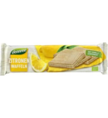 Cremewaffeln Zitrone-Vanille, 125 gr Packung, dennree