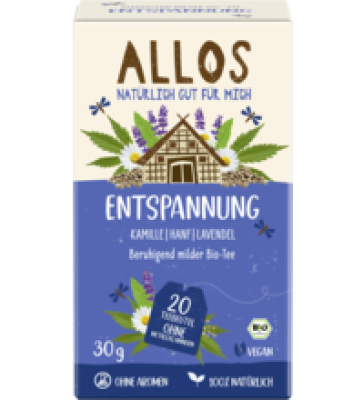 Entspannung Tee, vegan, 20 Btl Packung, Allos