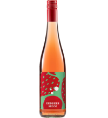 Erdbeersecco, rosé, 0,75 ltr Flasche