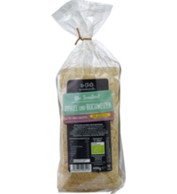 Toastbrot Buchweizenbrot, Dinkel mit Natursauerteig 400g Packung, Sottolestelle