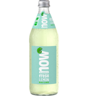 Limonade Fresh Lemon, vegan, 0,5 ltr Flasche, now