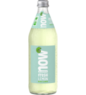 Fresh Lemon Limonade, vegan, 0,5 ltr Flasche, now