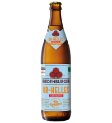Ur-Helles Bier, alkoholfrei, vegan, 0,5 ltr Flasche, Riedenburger Brauhaus