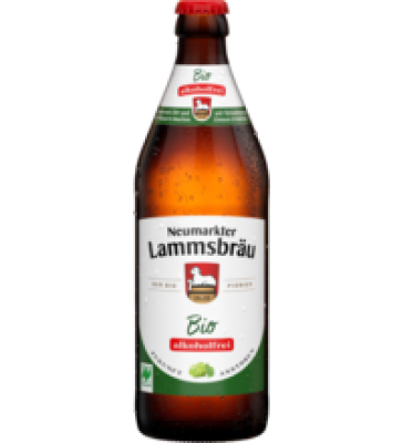 Alkoholfreies Bier, vegan, 0,5 ltr Flasche, Neumarkter Lammsbräu