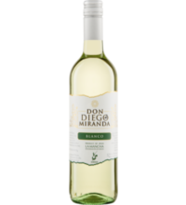 Wein „Don Diego de Miranda” Blanco, weiß, vegan, 0,75 ltr Flasche