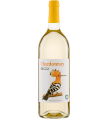Wein Chardonnay „Becco”, weiß, vegan, 1 ltr Flasche