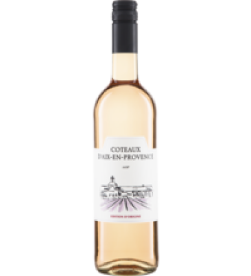 Wein Coteaux d'Aix-en-Provence AOP, rosé, 0,75 ltr Flasche
