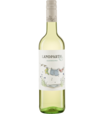 Alkoholfreier Landwein „Landpartie”, weiß, vegan, 0,75 ltr Flasche