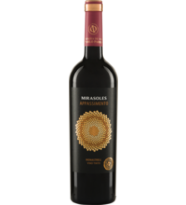 Wein „Mirasoles Appassimento”, rot, vegan, 0,75 ltr Flasche