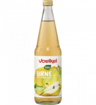 Birnensaft, klar, vegan, 0,7 ltr Flasche, Voelkel