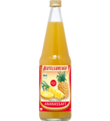Ananassaft, vegan, 0,7 ltr Flasche, Beutelsbacher