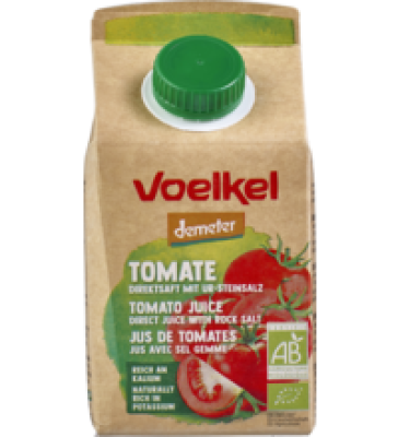 Tomatensaft - 100% Direktsaft, 0,5 ltr Tetra Pack - Demeter, Voelkel