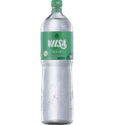 Mineralwasser Medium, mit Kohlensäure, 1 ltr Flasche, Vilsa Brunnen